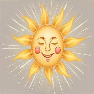 sun clip art png
