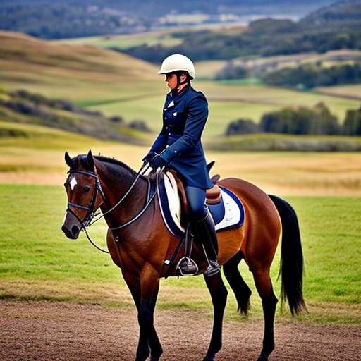 Top Riding Instructors A riding instructor gives a lesson to a rider on his horse