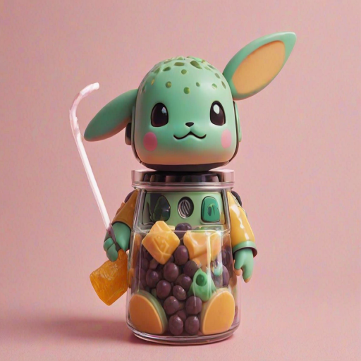 aesthetic cute boba wallpaper