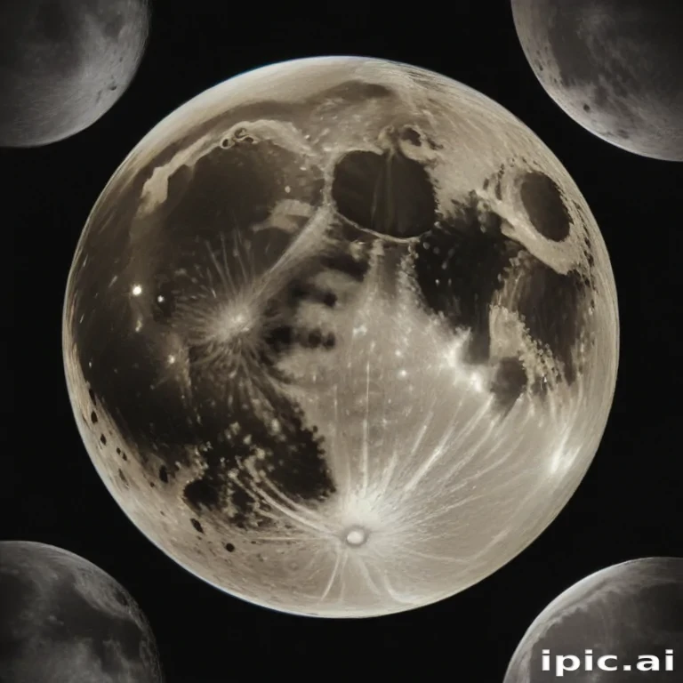 vintage moon art