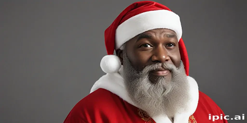 black santa png