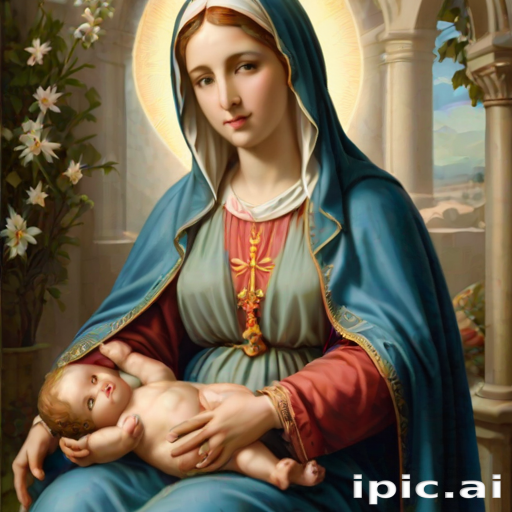 virgin mary clipart
