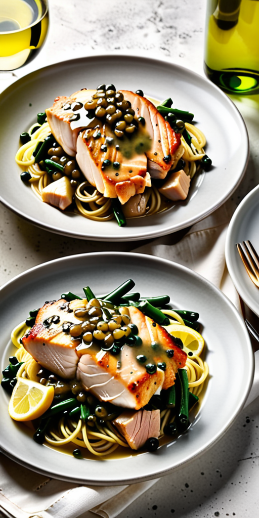 what to eat with chicken piccata