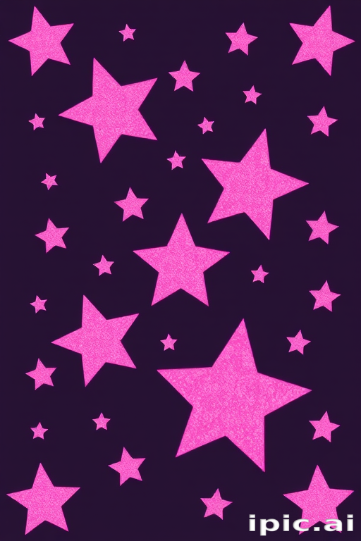 pink stars png