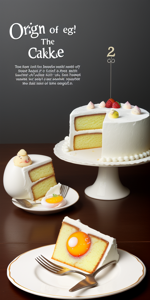 origin of the words cake and egg