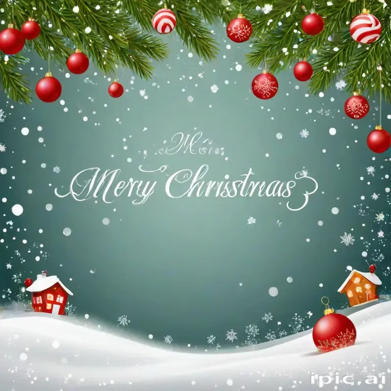 merry christmas clipart transparent background