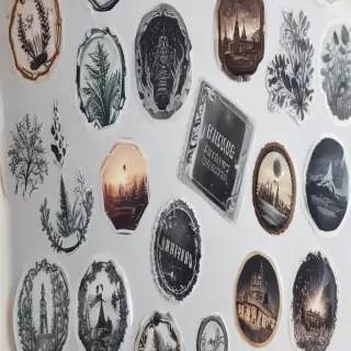 aesthetic transparent stickers