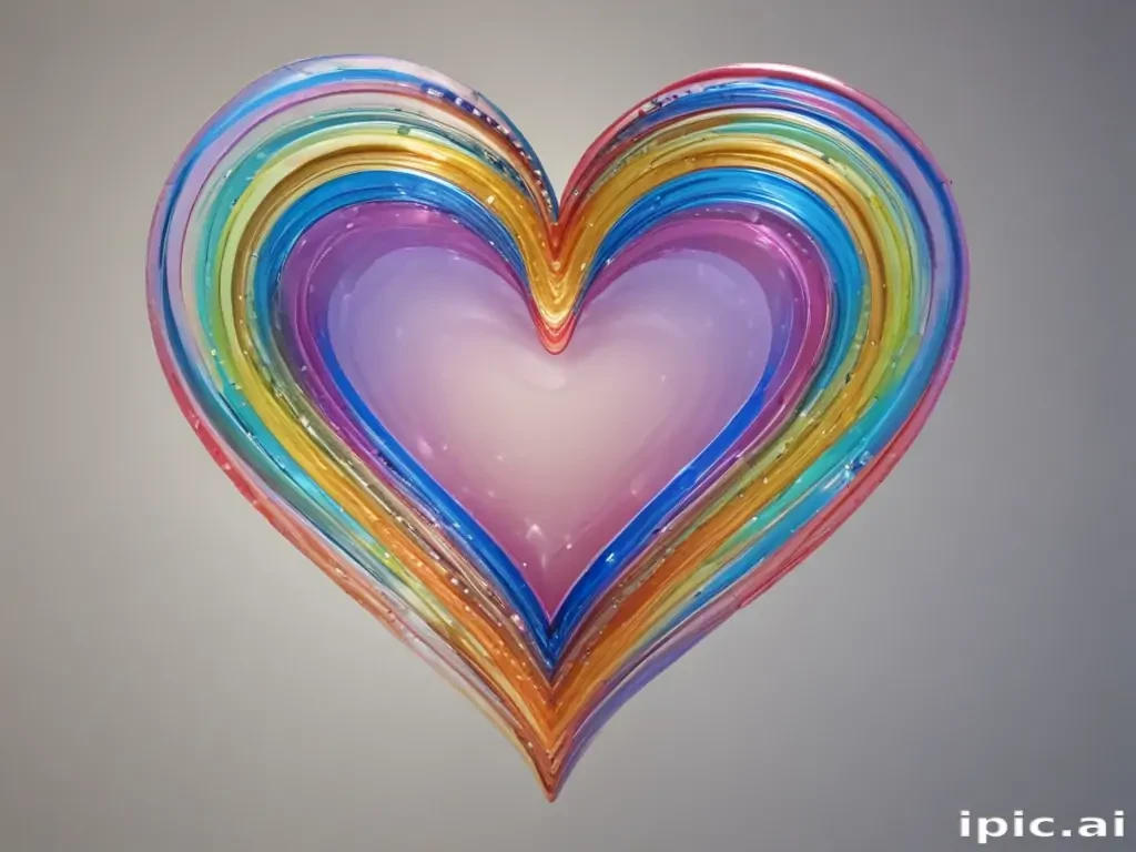 rainbow heart png