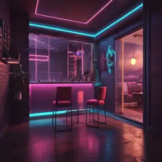aesthetic neon wallpapers