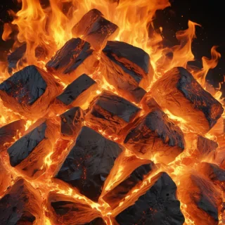 background with fire