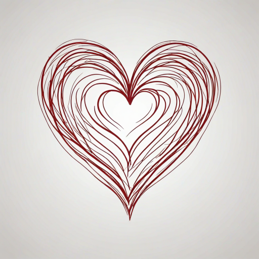 outline heart png