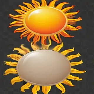 transparent background sun clipart