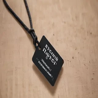 clothing tag mockup