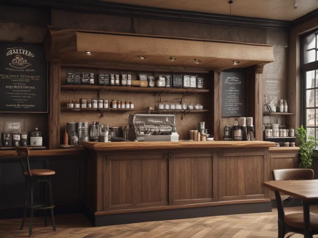 coffee shop mockup