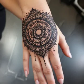 cute hand tattoos for black females