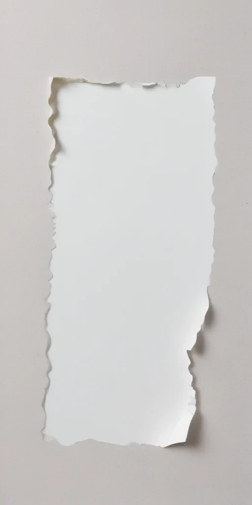 torn paper transparent
