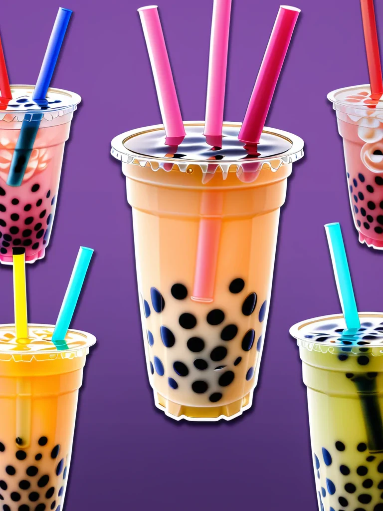 boba tea wallpaper