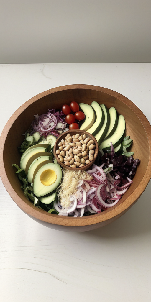 extra large wooden salad bowl