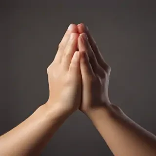 pray hands png