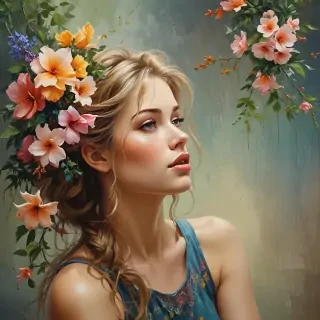 oil painting wallpaper