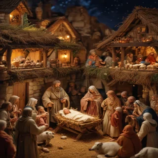 manger scene images free