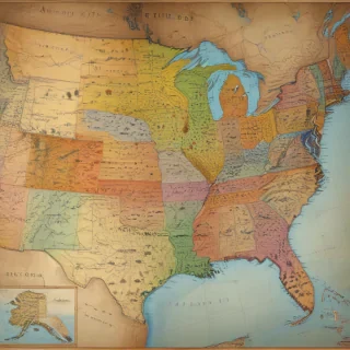 map of usa states