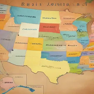 usa map states