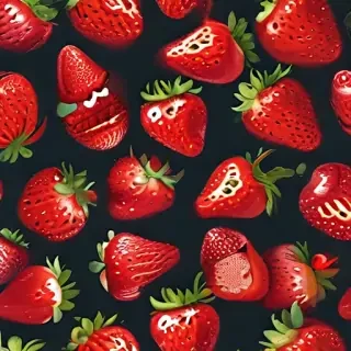strawberry wallpaper iphone