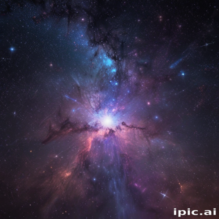 Stunning Cosmic Explosion of Colors and Light in Deep Space