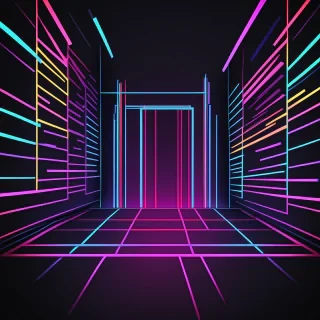 neon wallpaper iphone
