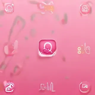 pink home screen