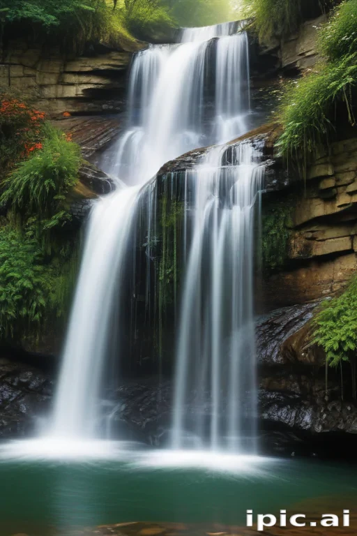 water fall wall paper