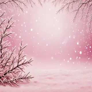 pink winter background