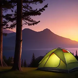 camping background