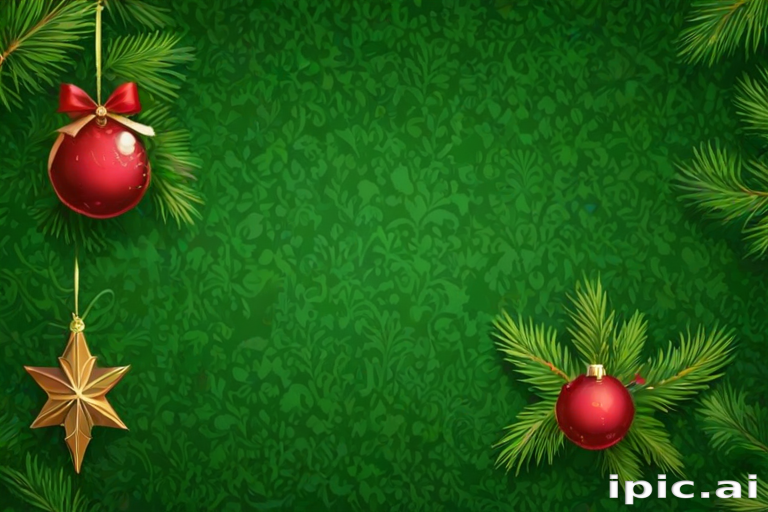christmas background green