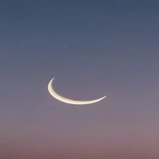 aesthetic crescent moon