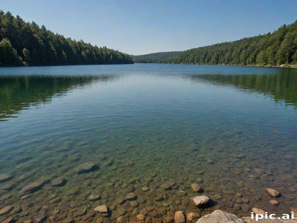 background lake