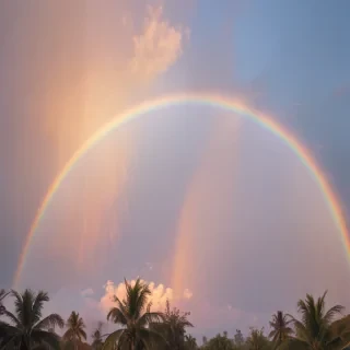 pastel rainbow