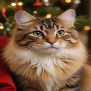 merry christmas cats images