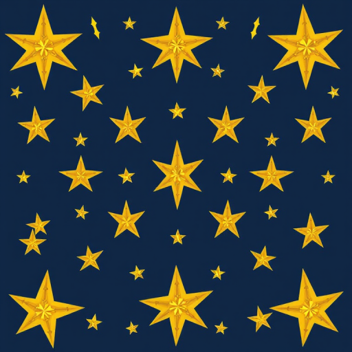 christmas stars clipart