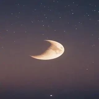 aesthetic crescent moon