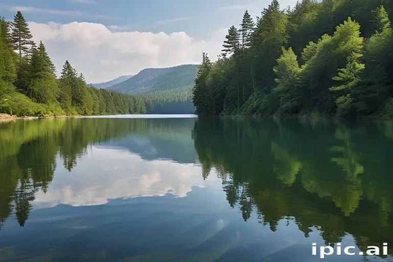 background lake