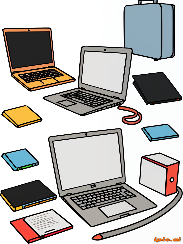 clipart of laptop