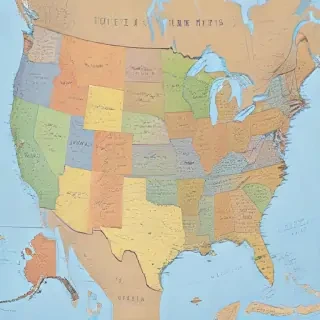 map united states