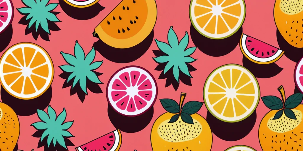 aesthetic fruit background