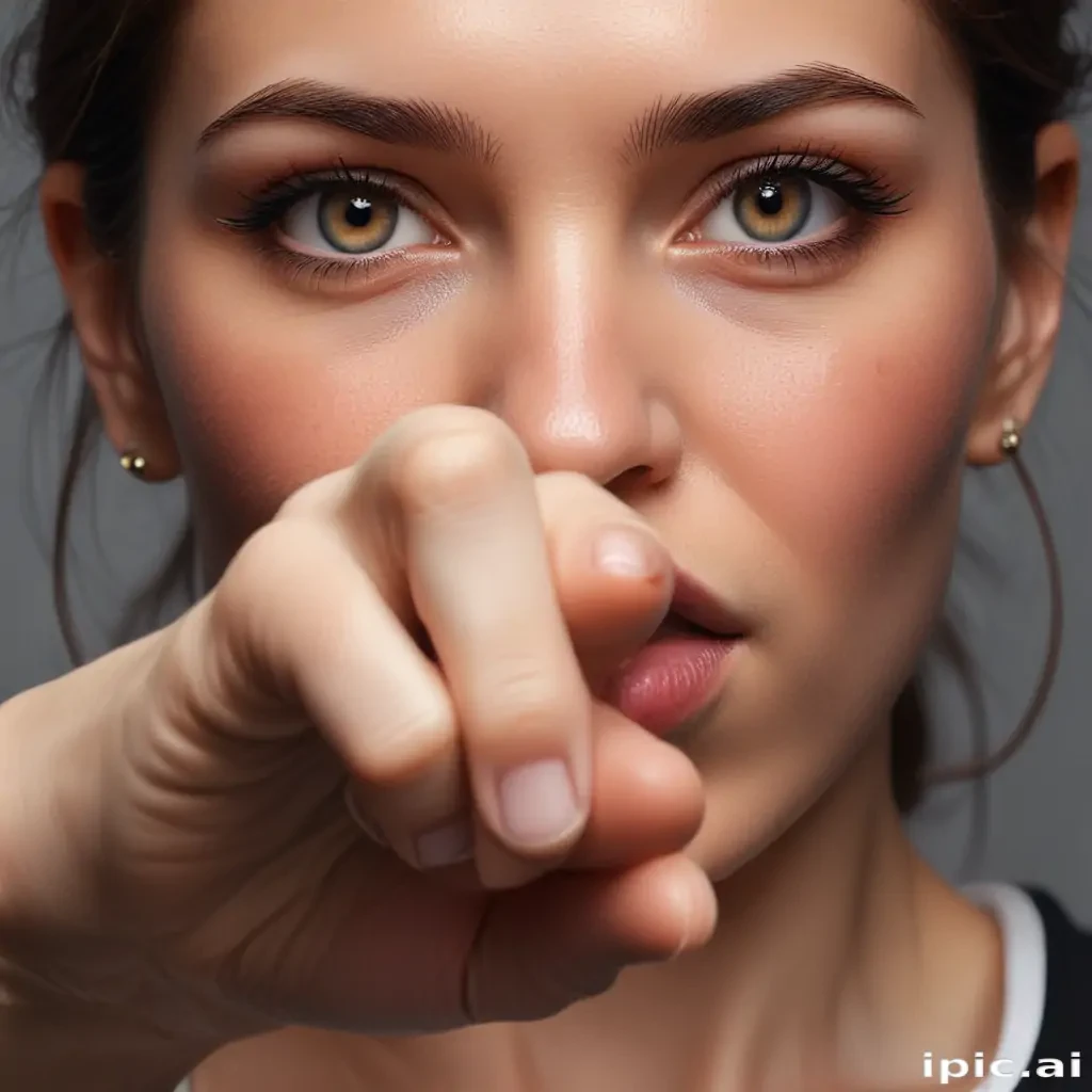 finger pointing at you