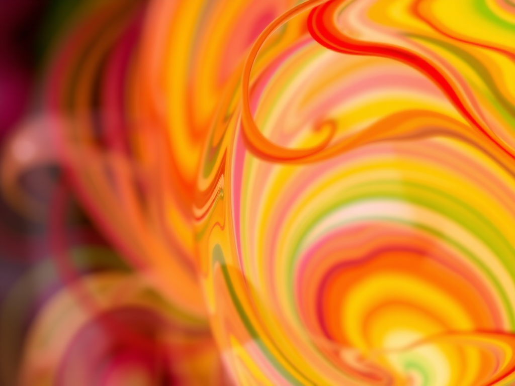abstract colorful swirling patterns, camera settings: aperture f/8, shutter speed 1/60s, ISO 100, camera view: macro, camera style: vibrant color enhancement, camera type: digital SLR