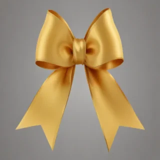 gold ribbon clipart