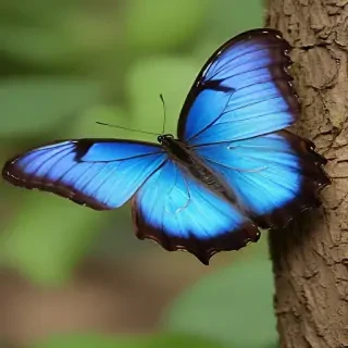blue morpho butterfly