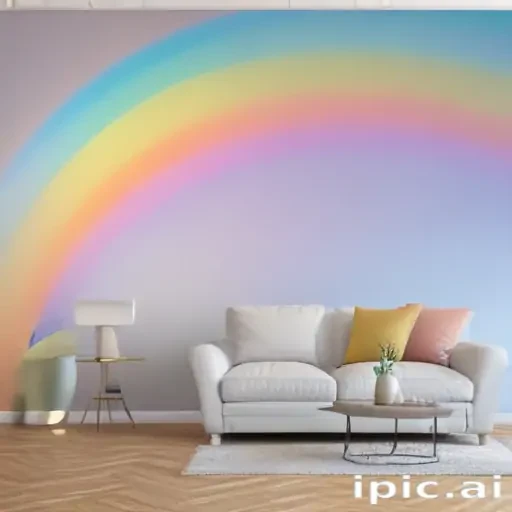 pastel rainbow